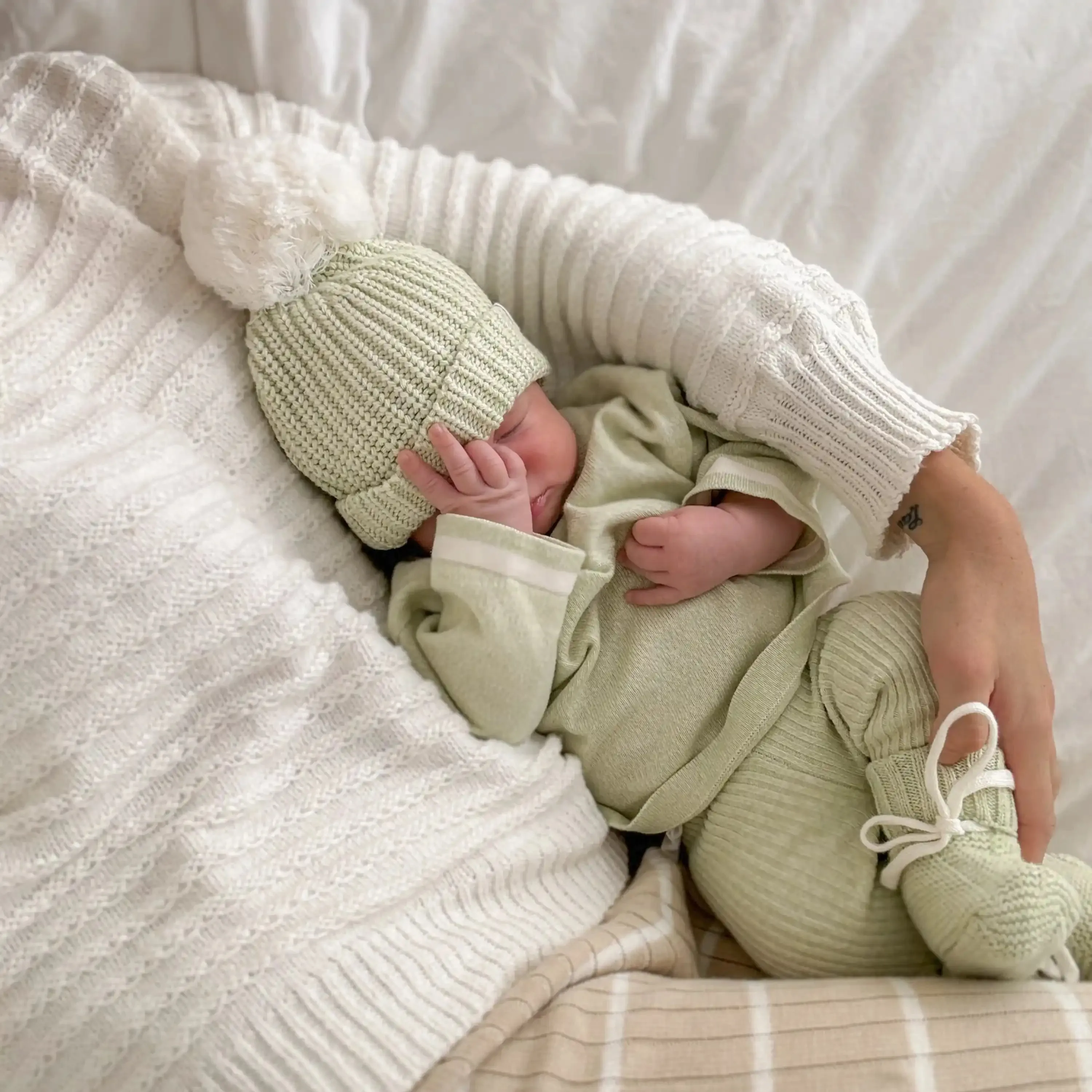 SUPER CHUNKY BEANIE | LIME