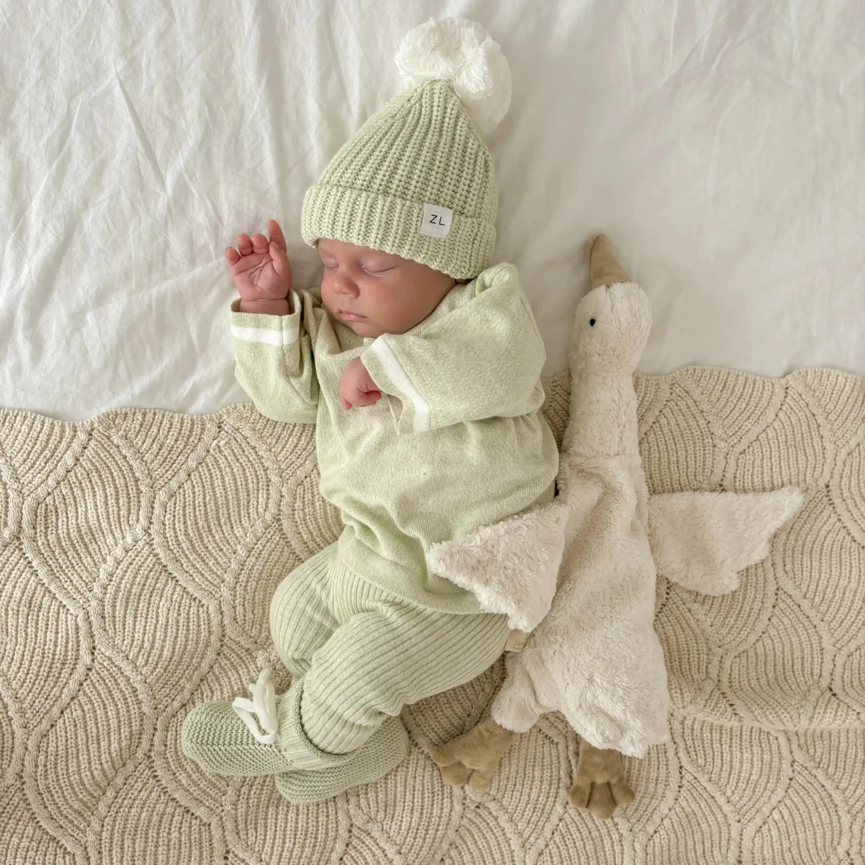 SUPER CHUNKY BEANIE | LIME