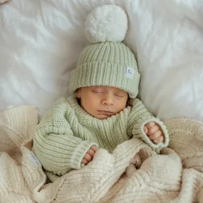SUPER CHUNKY BEANIE | LIME