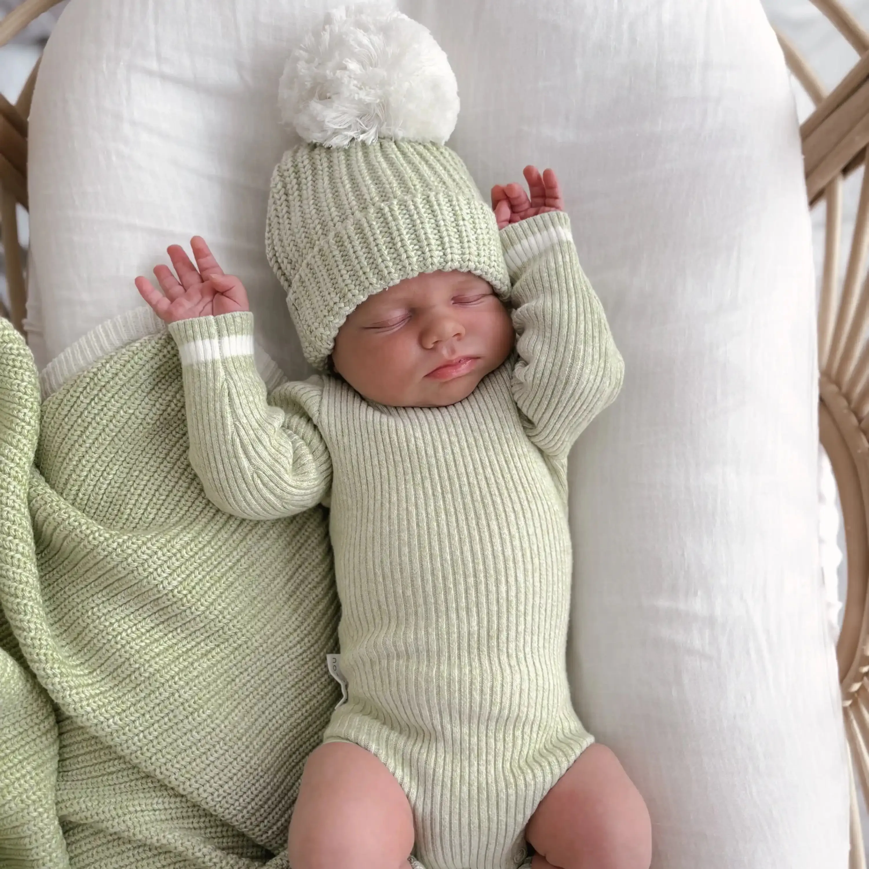 SUPER CHUNKY BEANIE | LIME