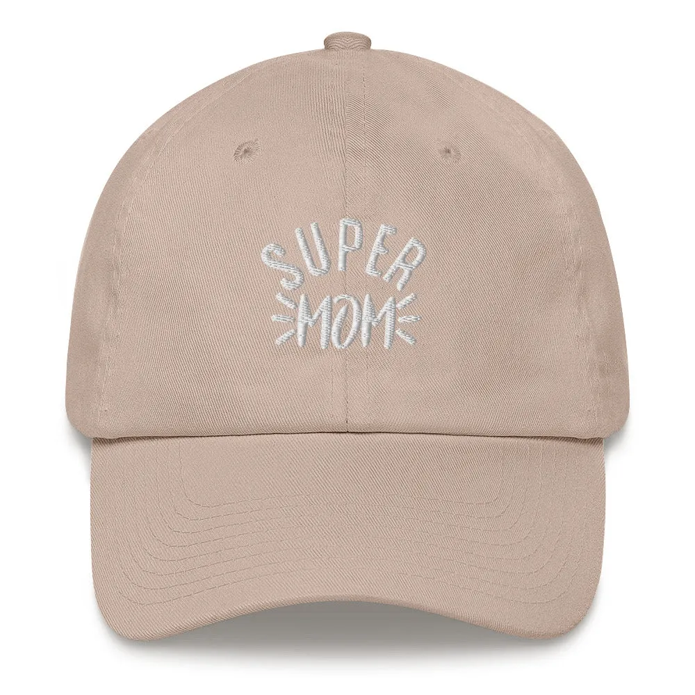 Super Mom Hat, Baseball Cap Women Mother's Day New Mum To Be Expecting Mama Dad Hat Embroidered Birthday Gift