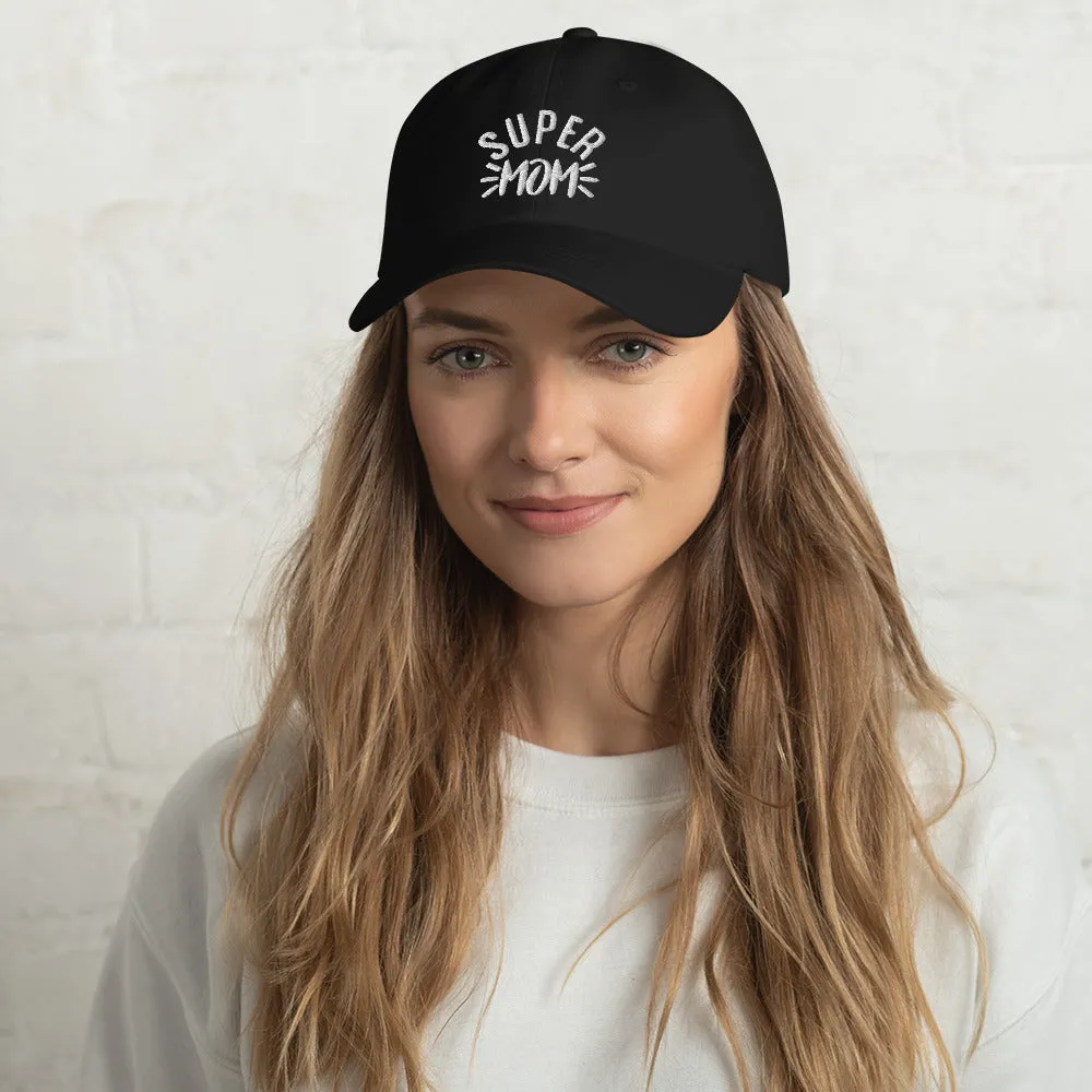 Super Mom Hat, Baseball Cap Women Mother's Day New Mum To Be Expecting Mama Dad Hat Embroidered Birthday Gift