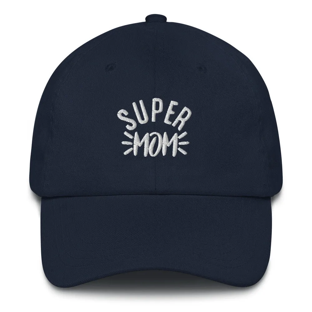 Super Mom Hat, Baseball Cap Women Mother's Day New Mum To Be Expecting Mama Dad Hat Embroidered Birthday Gift