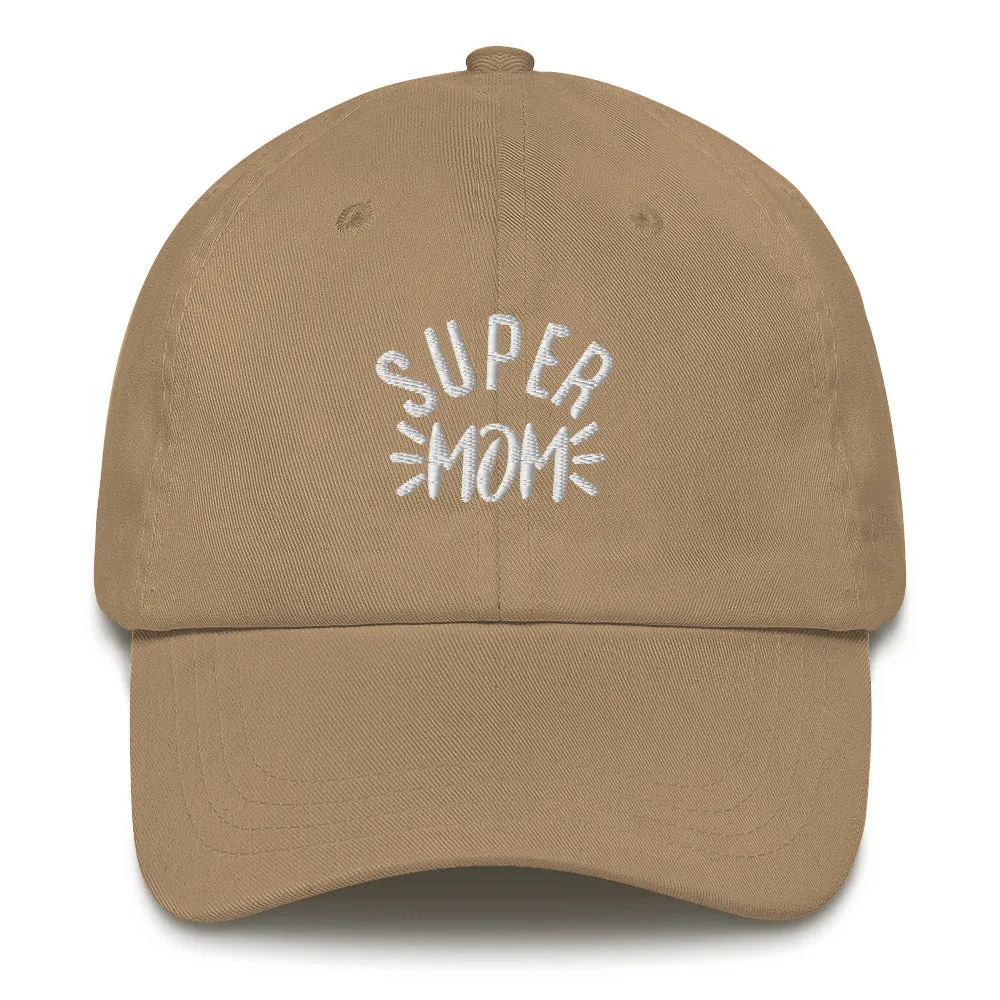 Super Mom Hat, Baseball Cap Women Mother's Day New Mum To Be Expecting Mama Dad Hat Embroidered Birthday Gift