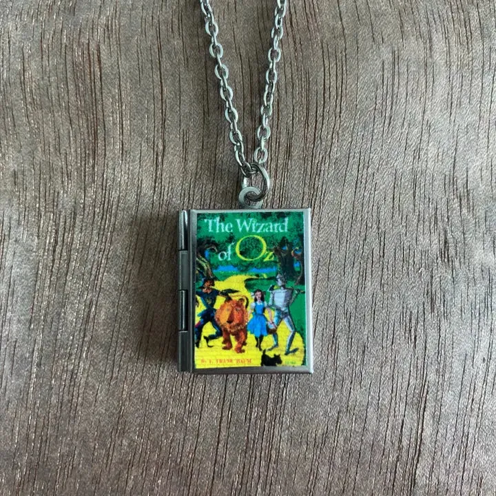 The Wizard of Oz Book Locket Necklace by Marshall and Rose