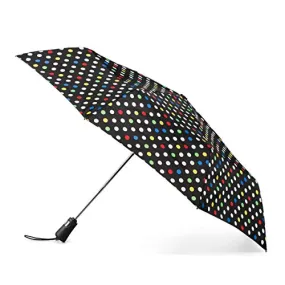 Totes Titan Compact Travel Umbrella - UV Sun Protection, Windproof