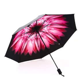 Tri-Folding Rain Windproof Umbrella