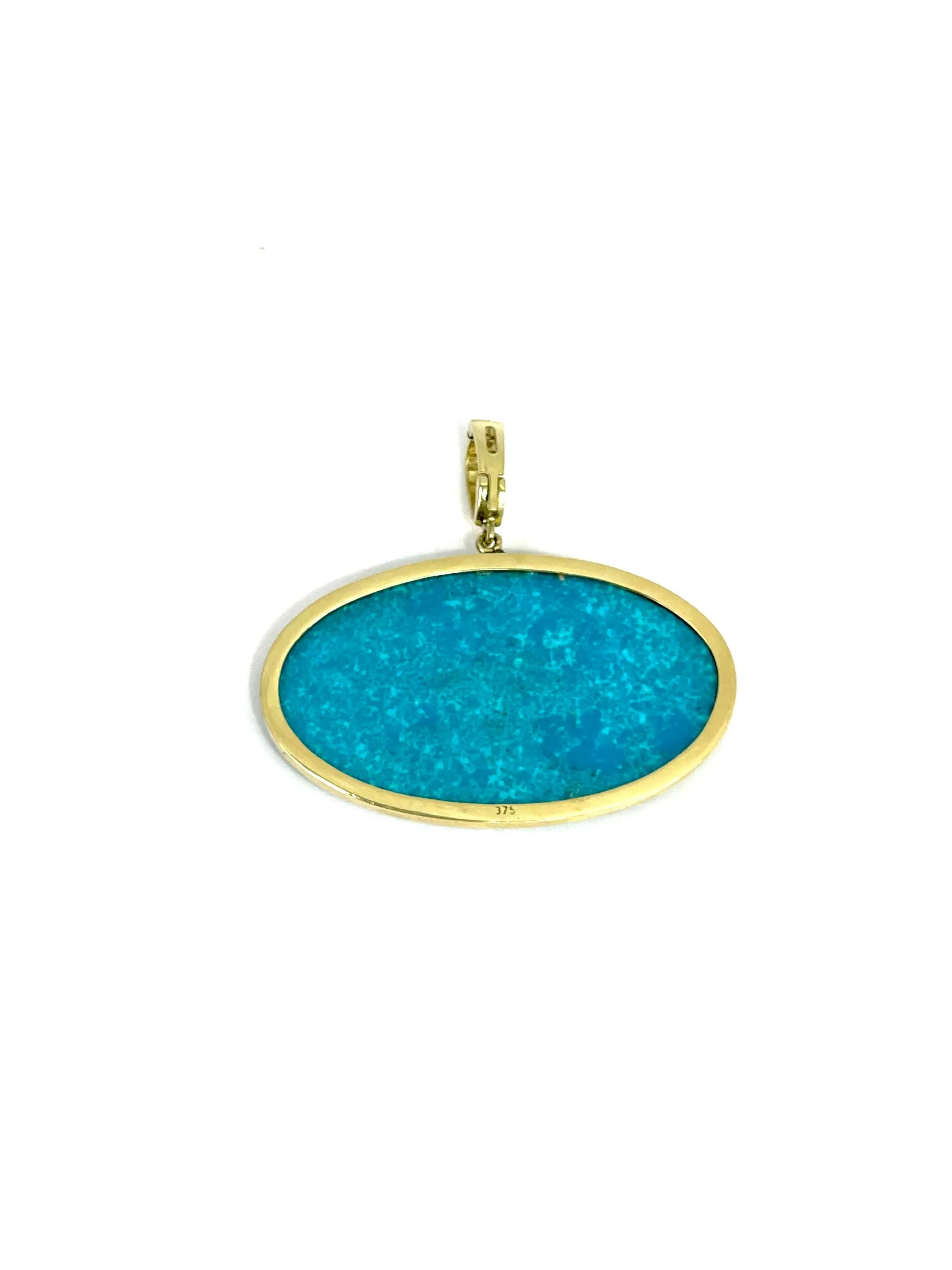 Turquoise horse 9ct enhancer