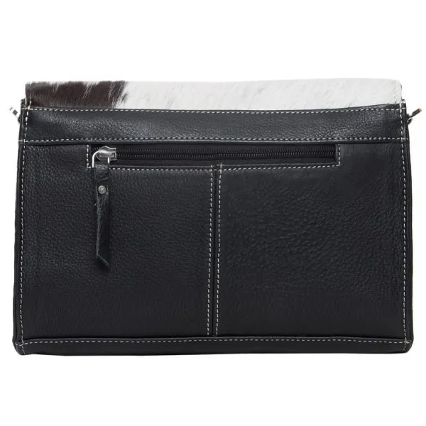 Valencia | Cowhide Rectangular Flap Bag with Tooling