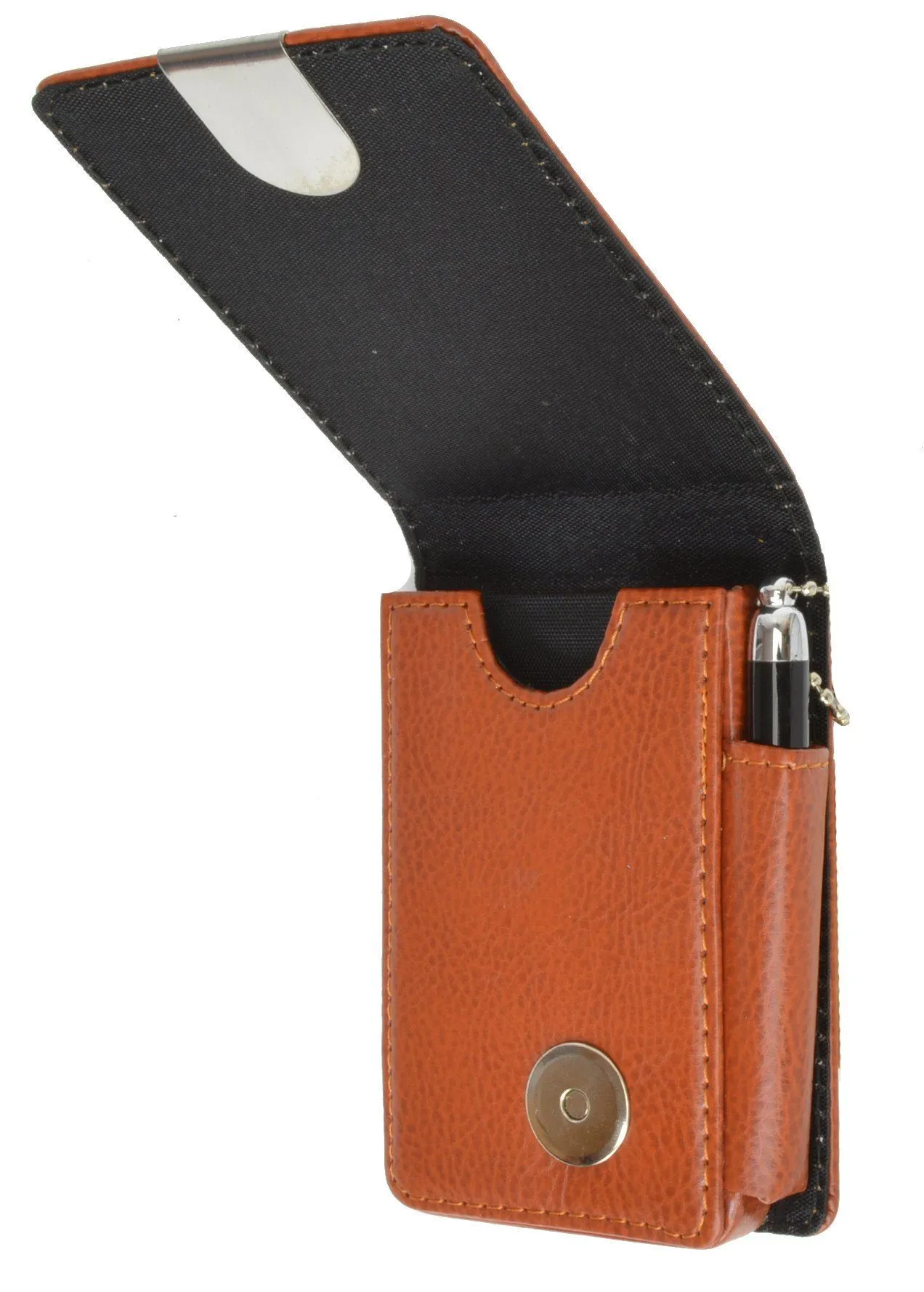 Vegan Leather Magnetic Closure Business Card Holder