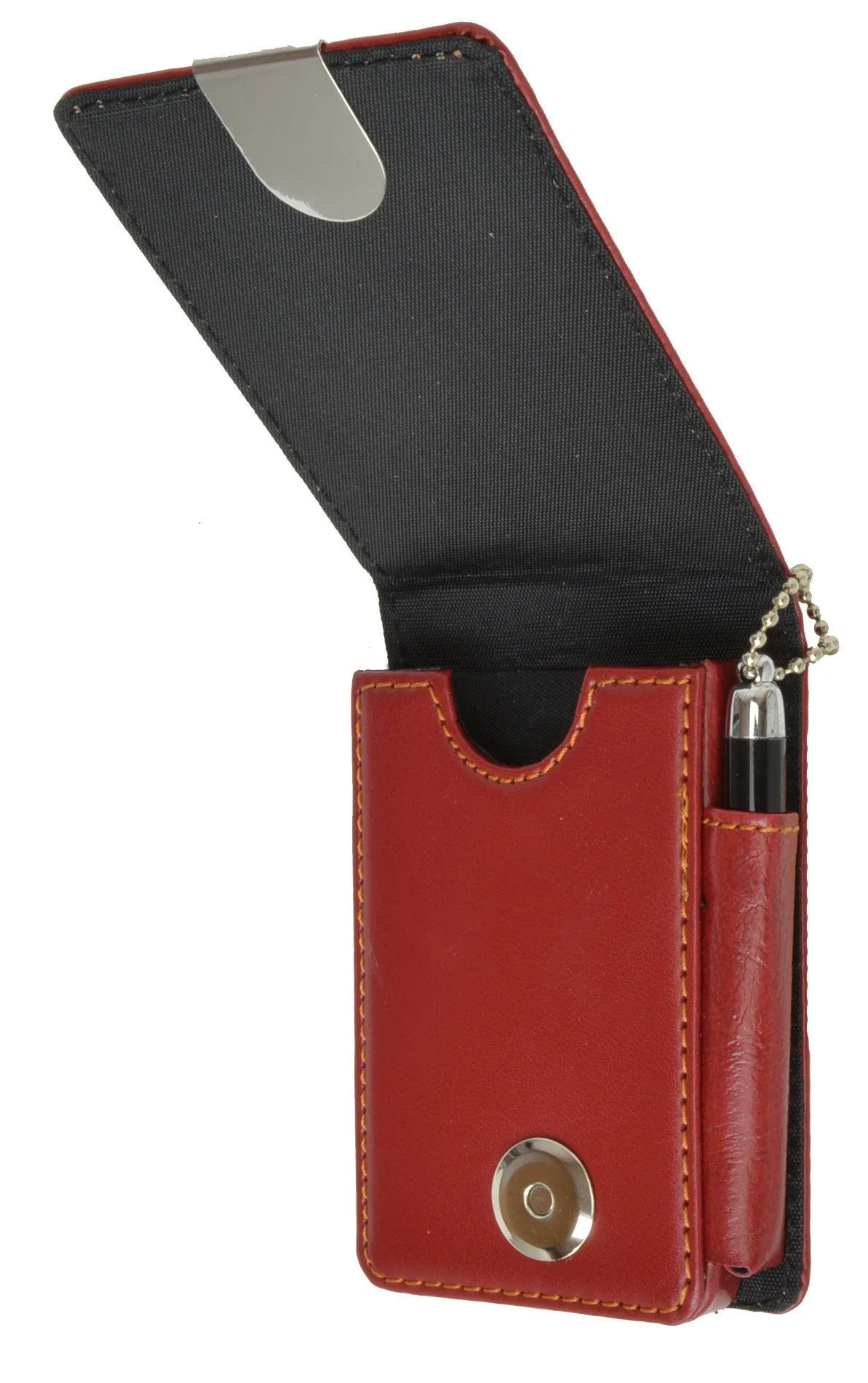 Vegan Leather Magnetic Closure Business Card Holder