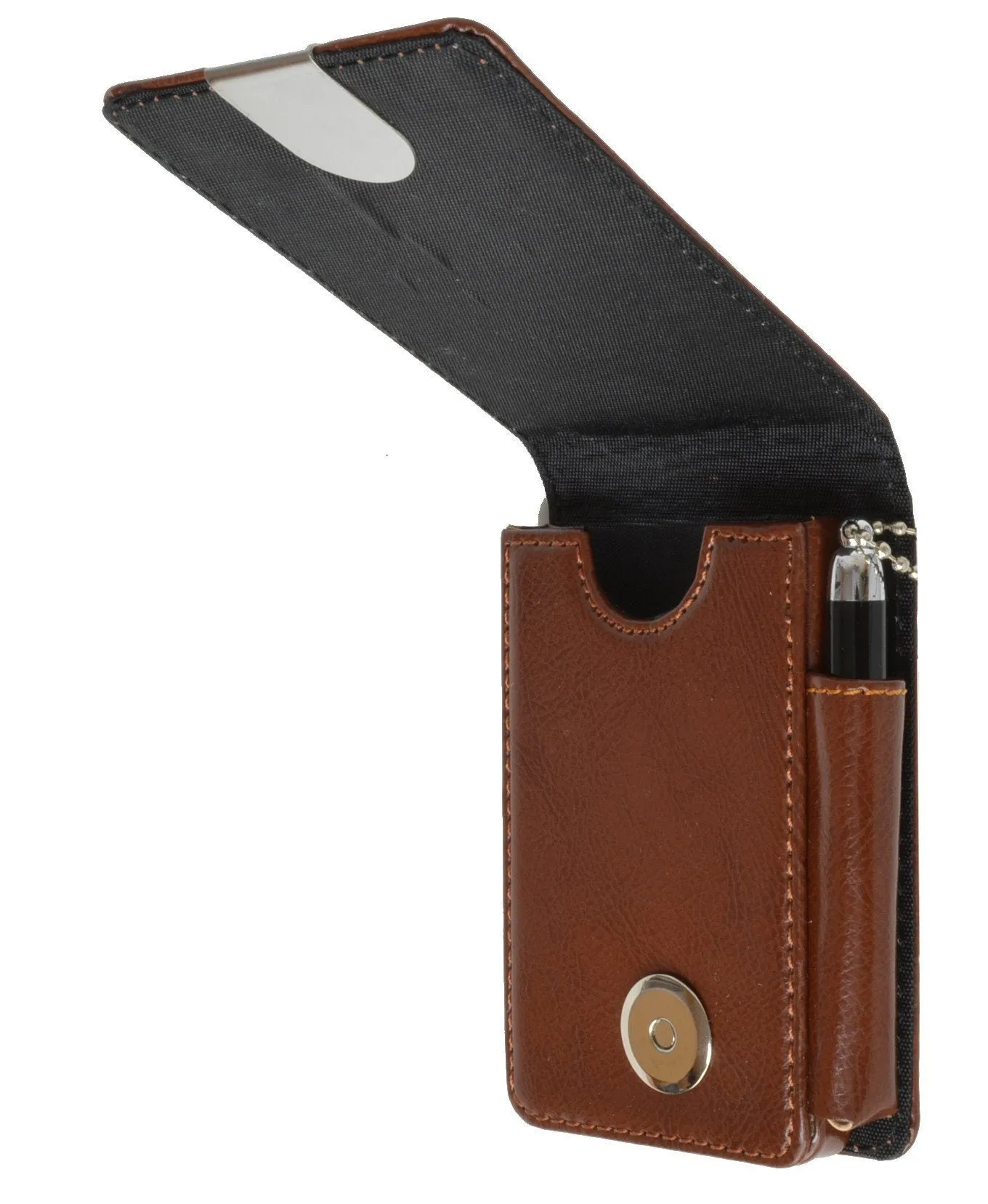 Vegan Leather Magnetic Closure Business Card Holder