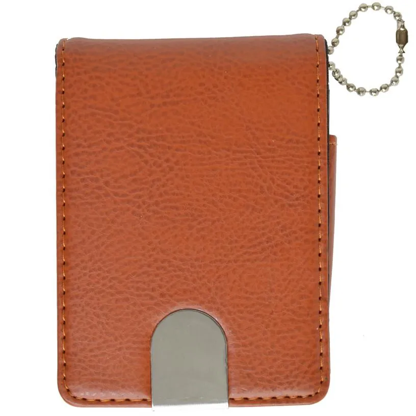 Vegan Leather Magnetic Closure Business Card Holder
