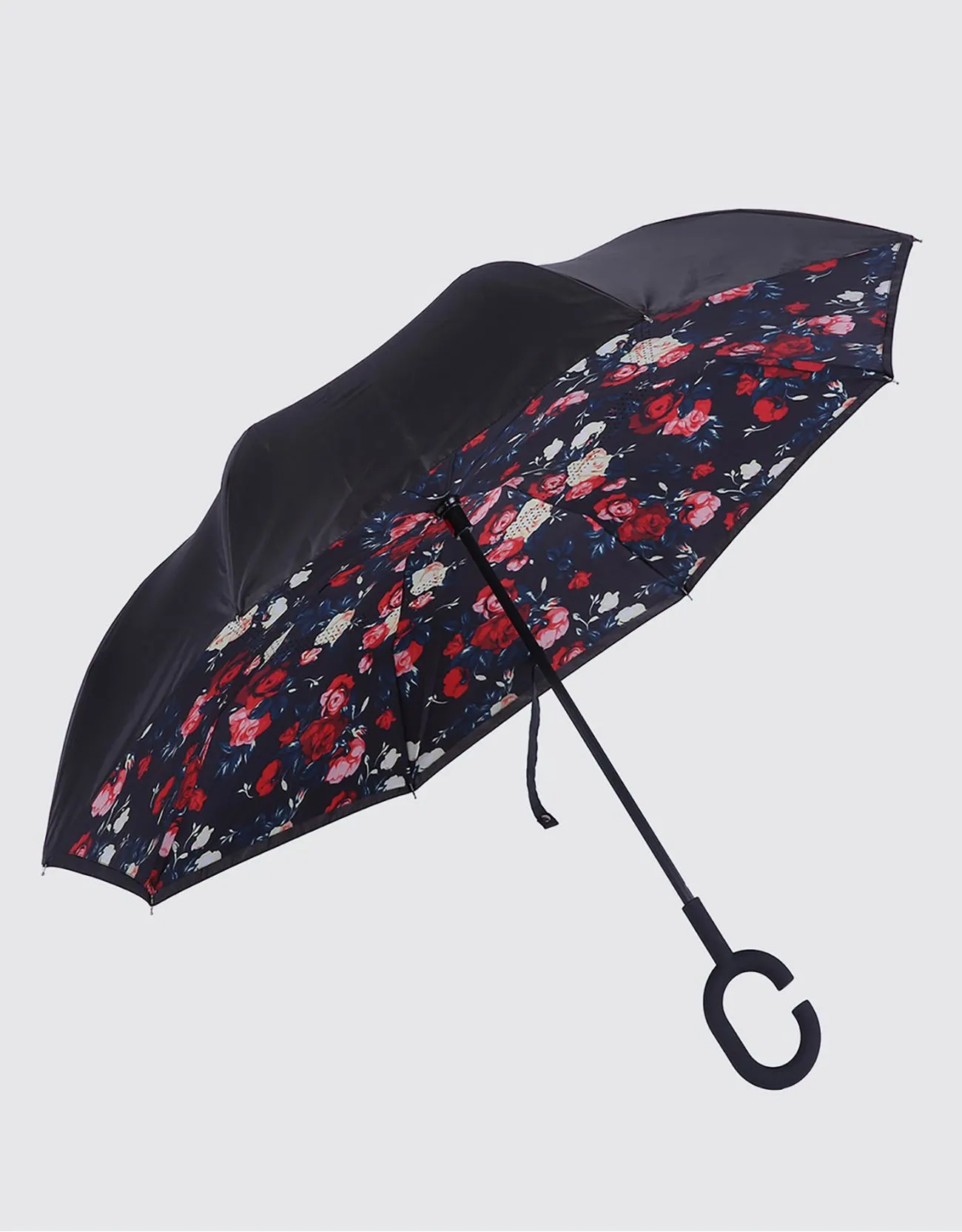 Windproof Inverted Reverse Close Umbrella