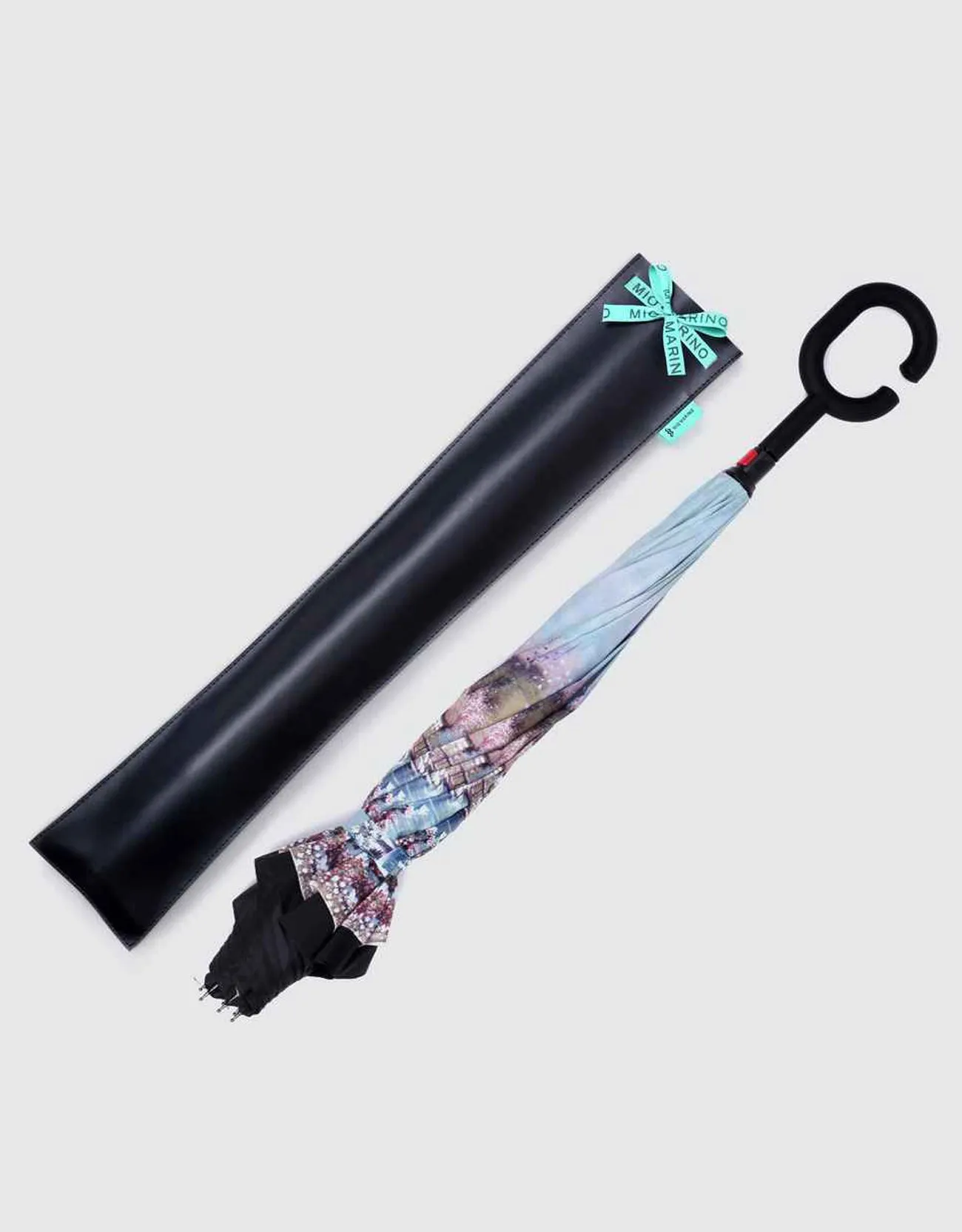Windproof Inverted Reverse Close Umbrella