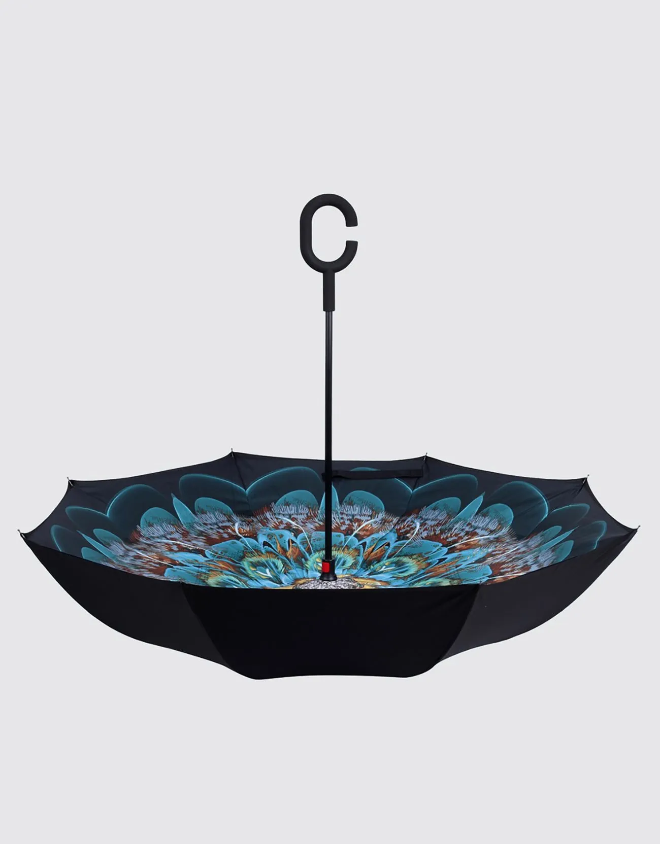 Windproof Inverted Reverse Close Umbrella