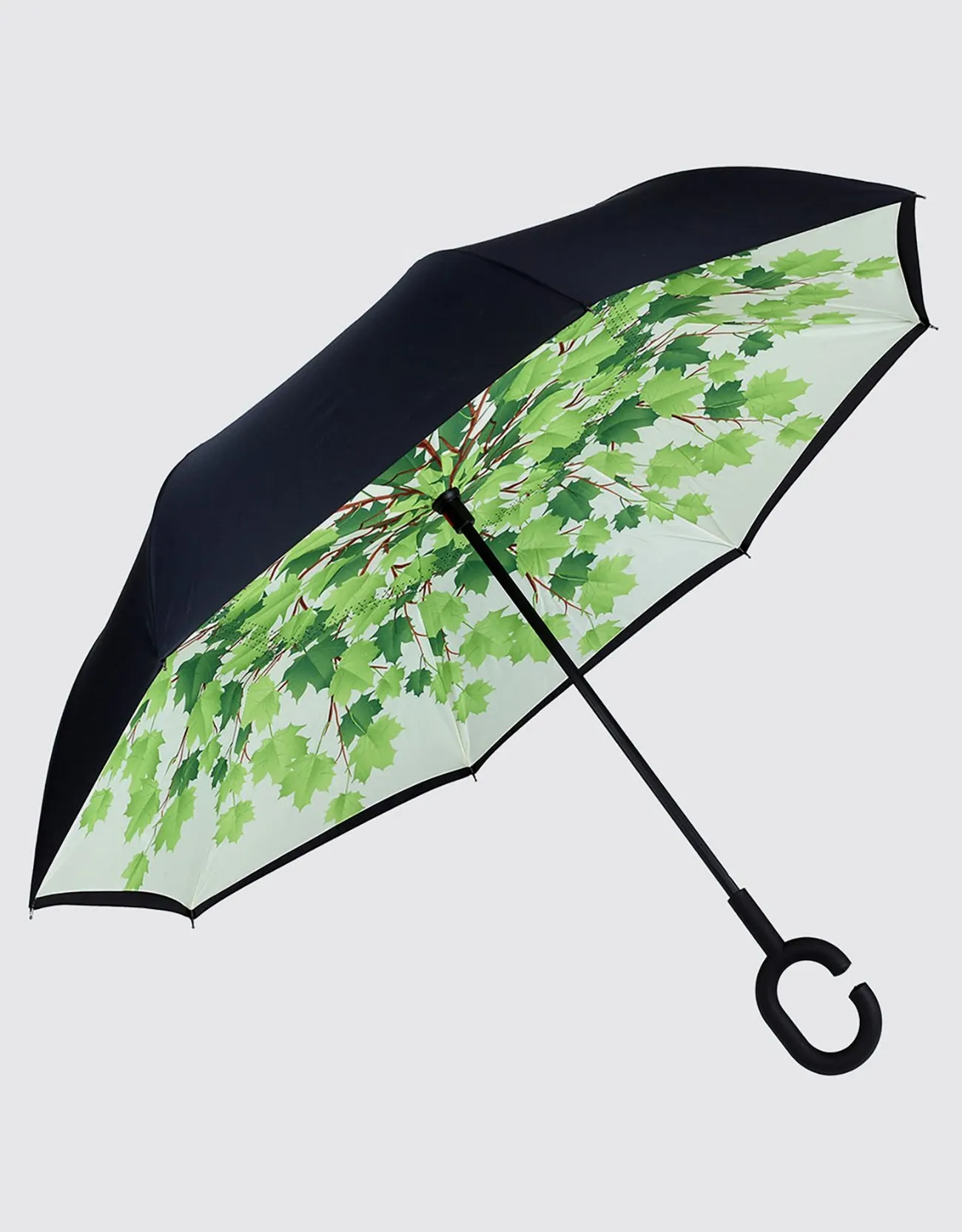 Windproof Inverted Reverse Close Umbrella
