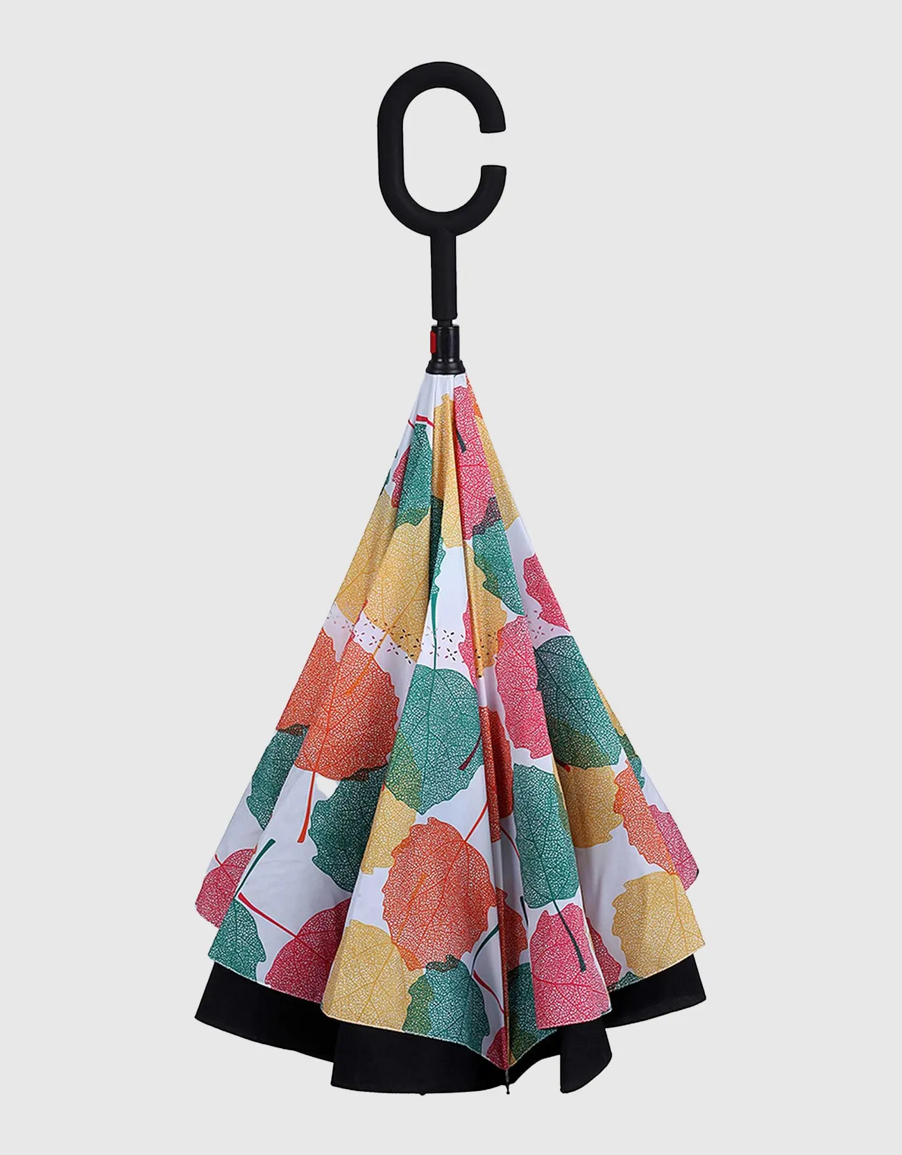 Windproof Inverted Reverse Close Umbrella