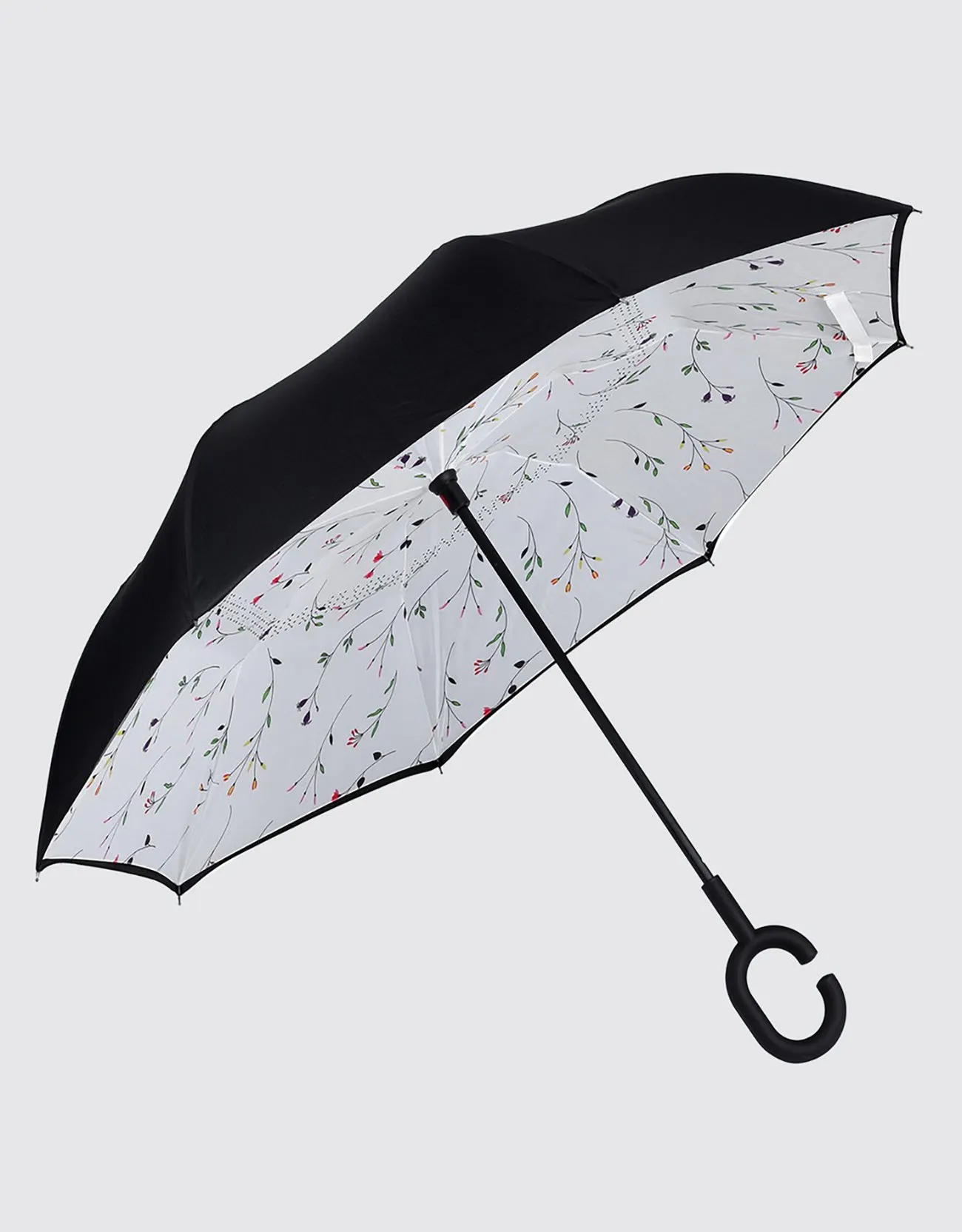 Windproof Inverted Reverse Close Umbrella
