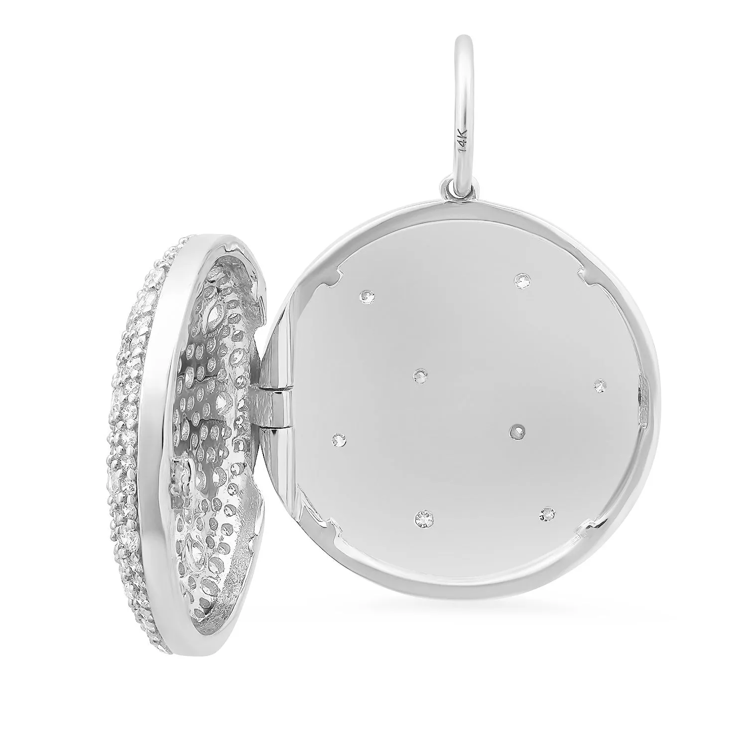 Written in the Stars Double Sided Diamond Locket