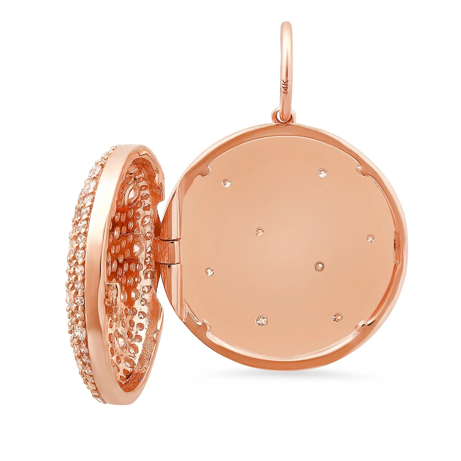 Written in the Stars Double Sided Diamond Locket