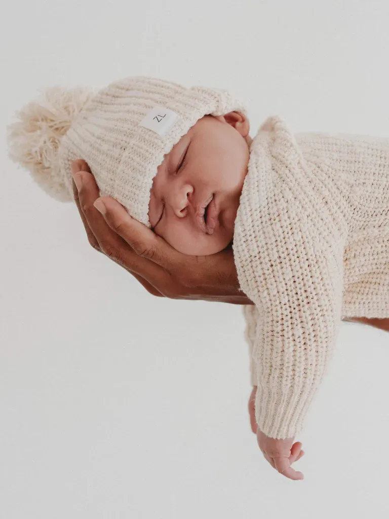 Ziggy Lou Beanie - Chunky Textured Honey