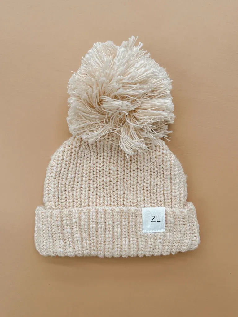 Ziggy Lou Beanie - Chunky Textured Honey