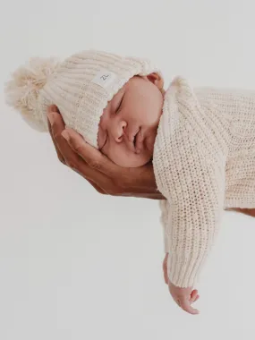 Ziggy Lou Beanie - Chunky Textured Honey